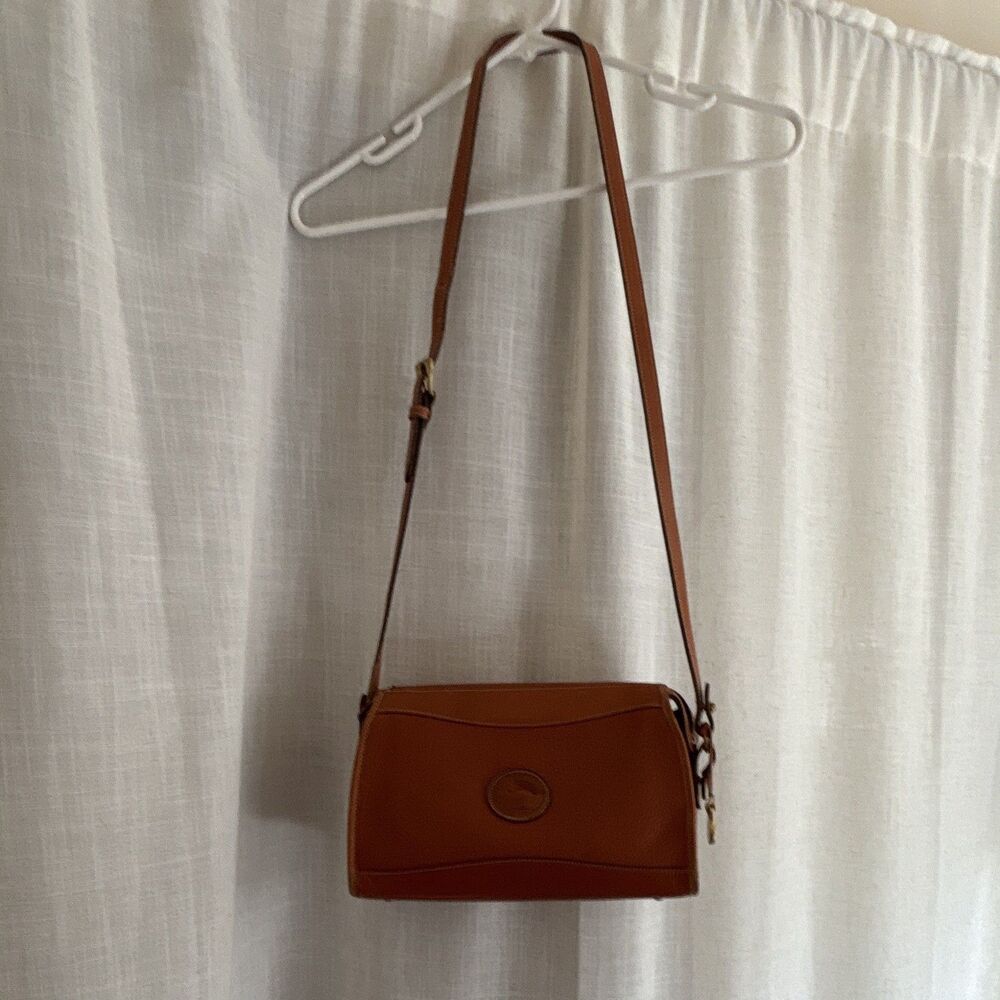 Authentic Vintage Dooney & Bourke All-Weather Leather Crossbody / Shoulder Bag